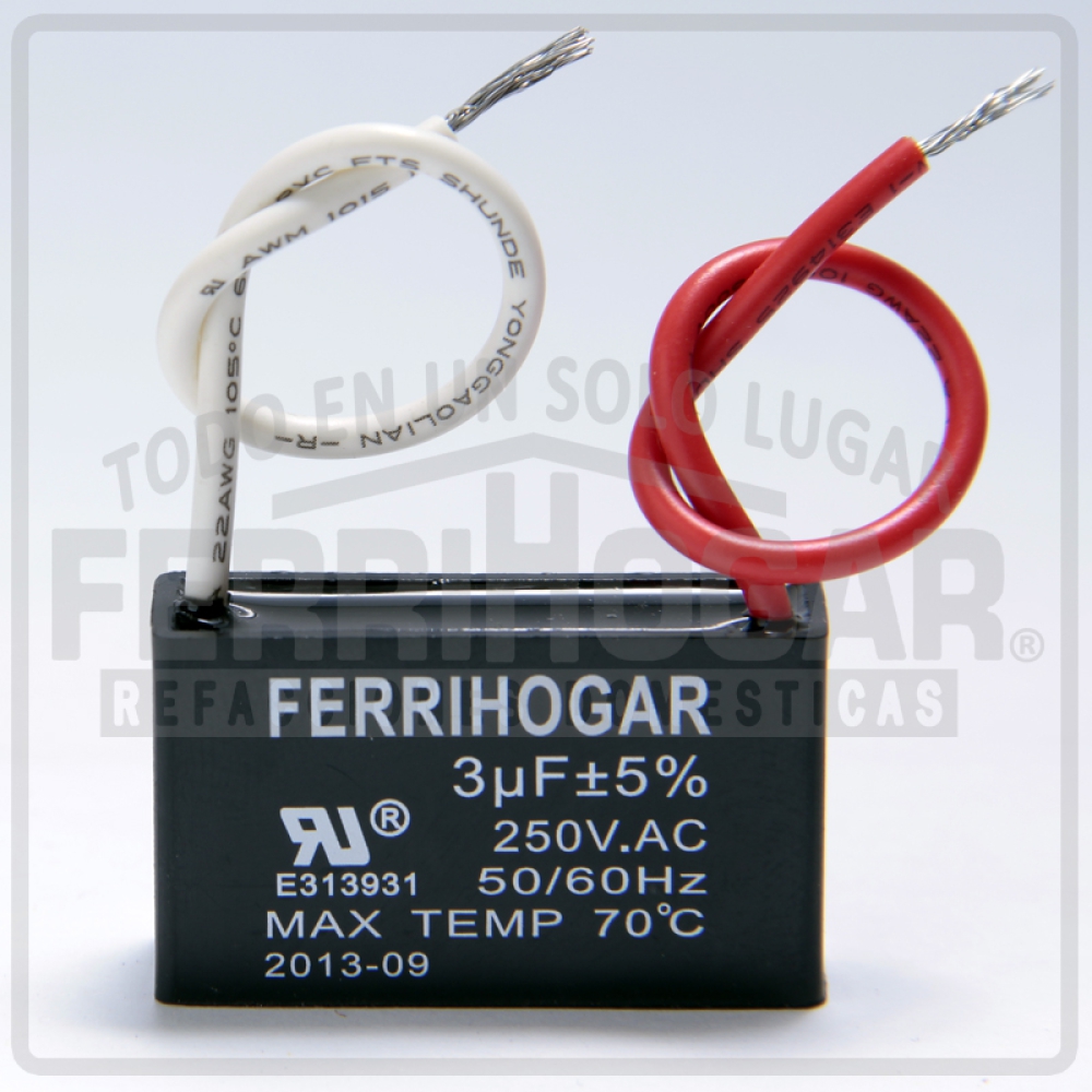 CAPACITOR VENTILADOR 3 MFD