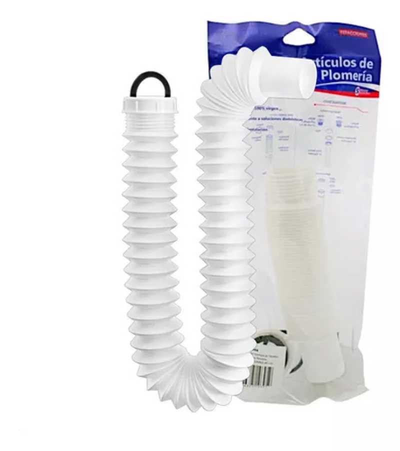 CESPOL FLEXIBLE PARA FREGADERO 1 1/2 PULGADAS