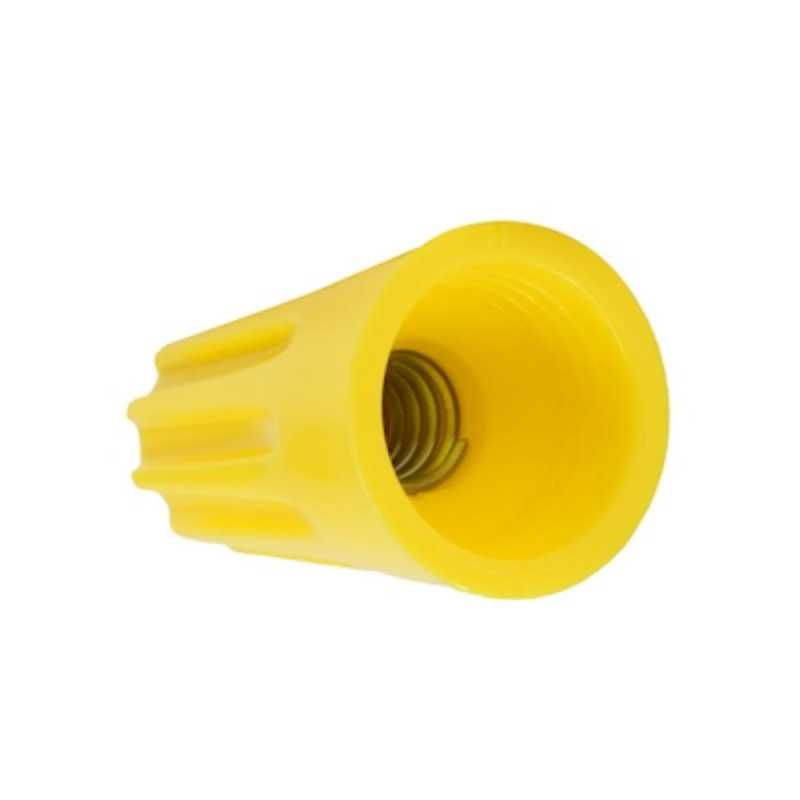CONECTOR UNION CABLE CAPUCHON (AMARILLO)