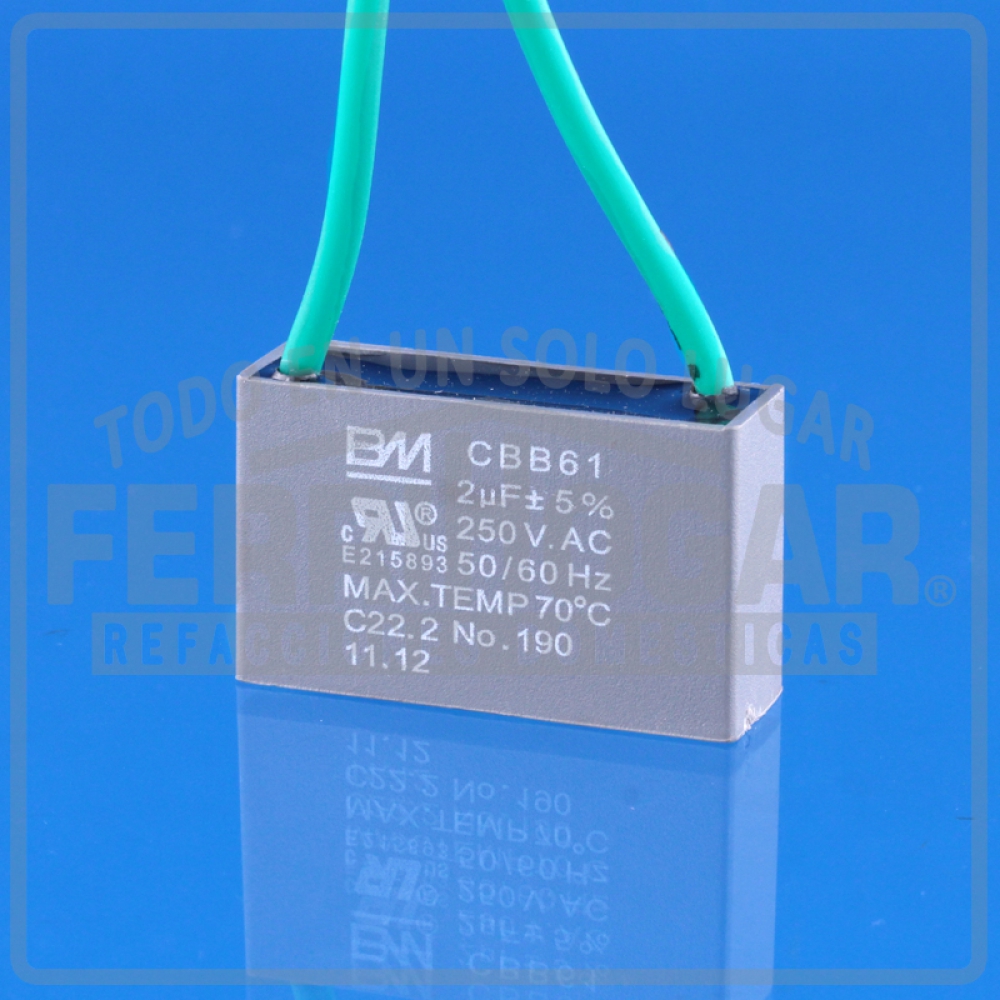 CAPACITOR VENTILADOR 2 MFD