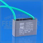 CAPACITOR VENTILADOR 2.5 MFD 250V